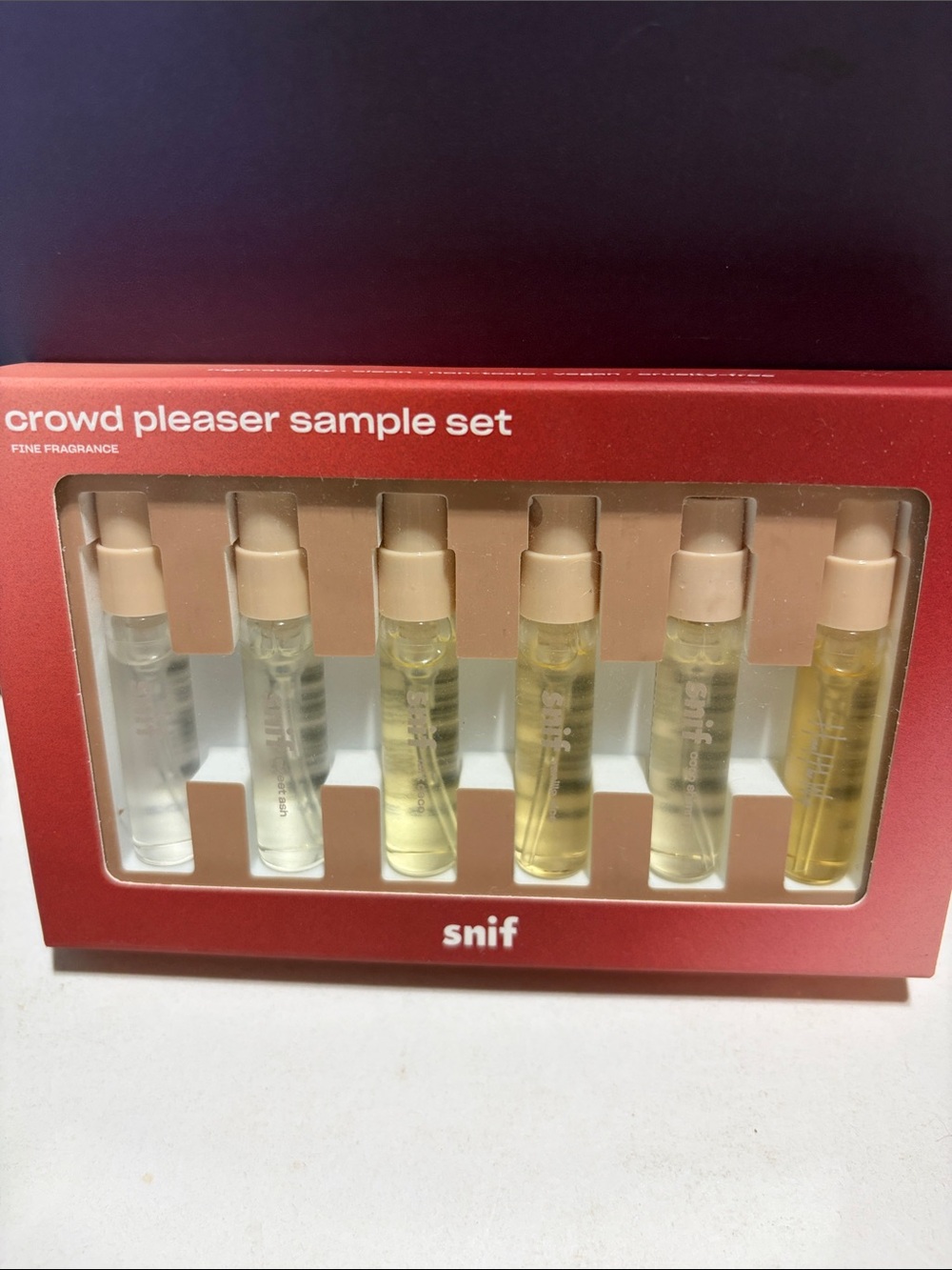 snif Crowd Pleaser Sample Set - Red